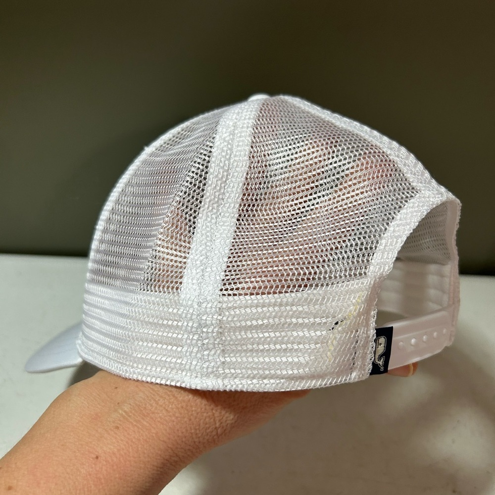 Vineyard Vines White Cap with Gray Whale Emblem - Picture 3 of 5